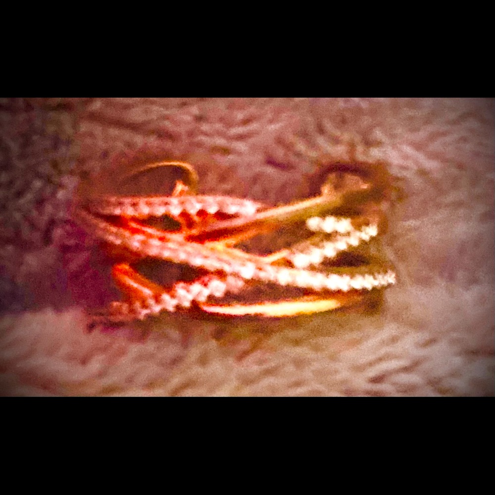 Rose gold ring size 7